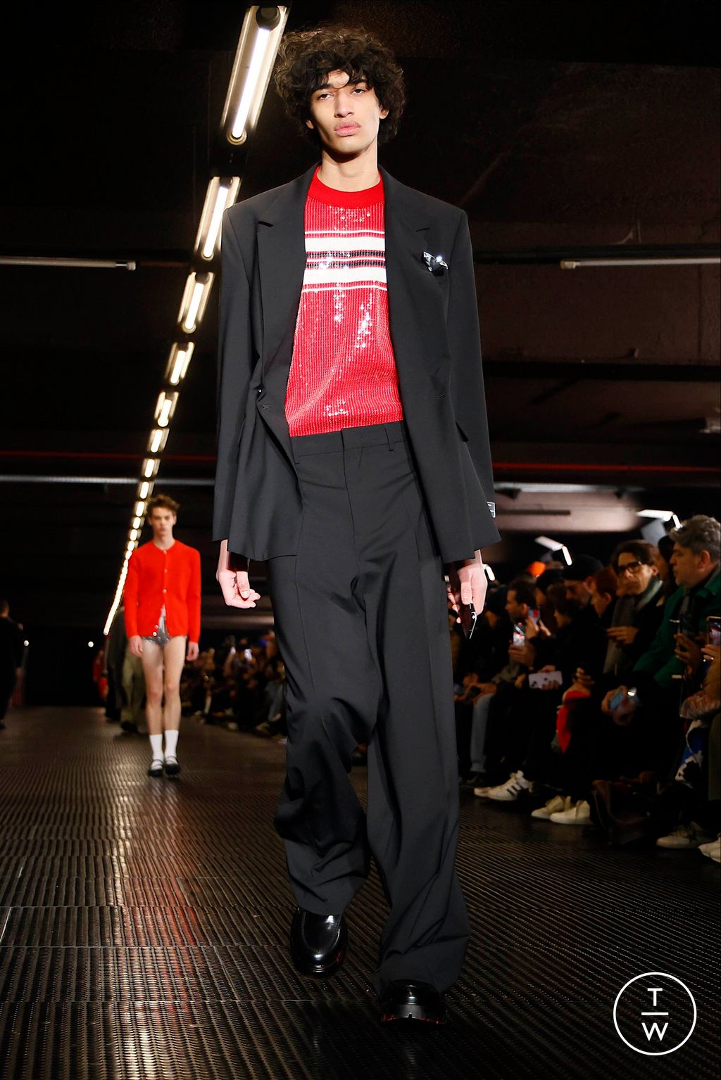 Fashion Week Milan Fall/Winter 2024 look 3 from the MSGM collection menswear
