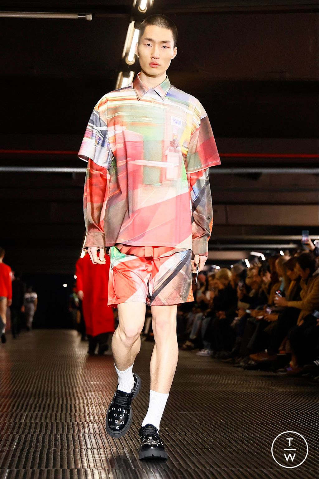 Fashion Week Milan Fall/Winter 2024 look 7 from the MSGM collection 男装