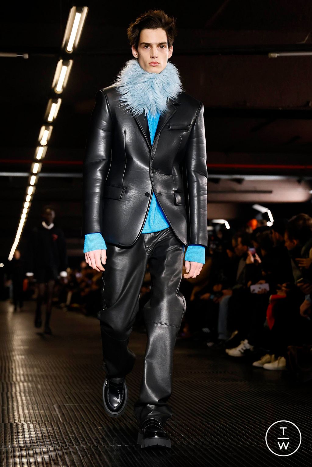 Fashion Week Milan Fall/Winter 2024 look 13 from the MSGM collection 男装