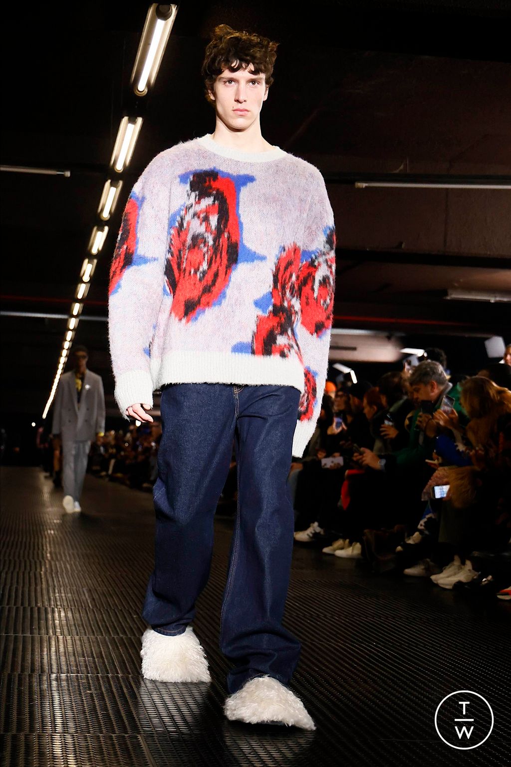 Fashion Week Milan Fall/Winter 2024 look 17 from the MSGM collection 男装