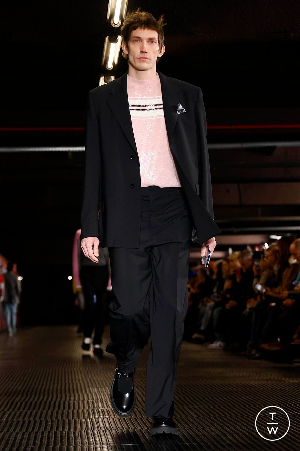 Fashion Week Milan Fall/Winter 2024 look 20 from the MSGM collection 男装