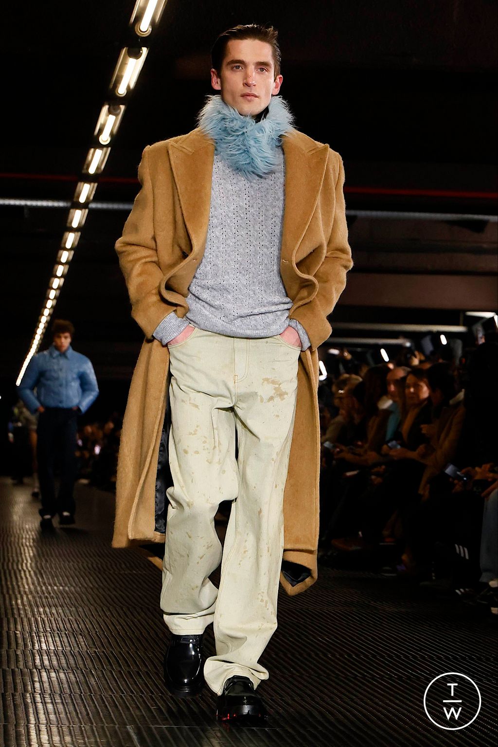 Fashion Week Milan Fall/Winter 2024 look 28 from the MSGM collection 男装