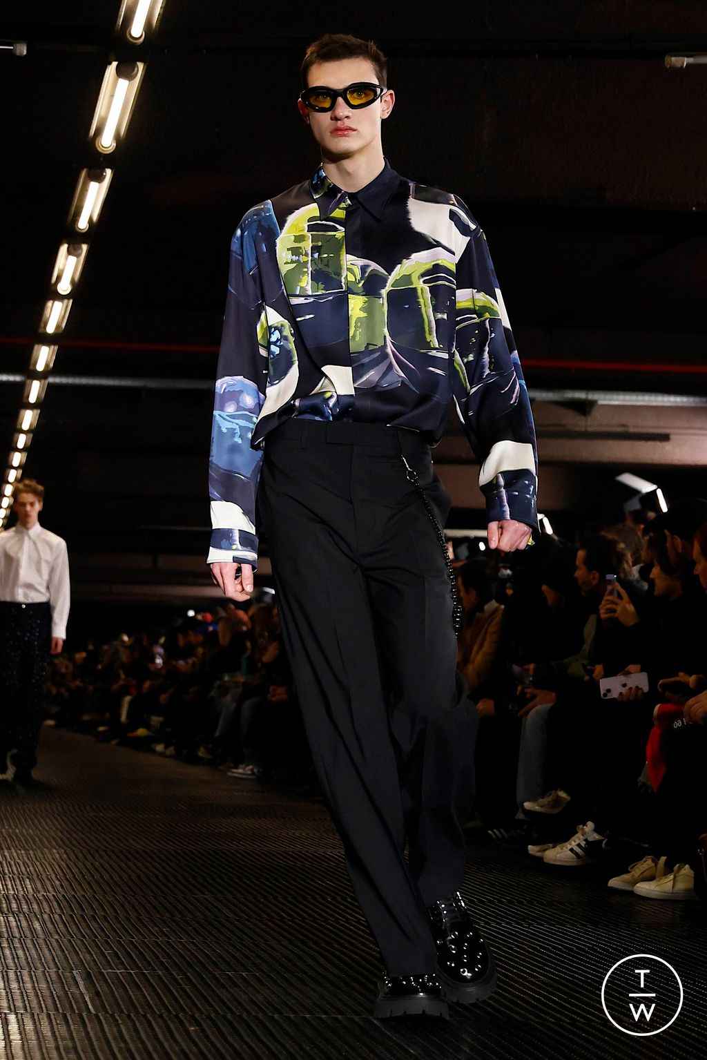 Fashion Week Milan Fall/Winter 2024 look 31 from the MSGM collection 男装