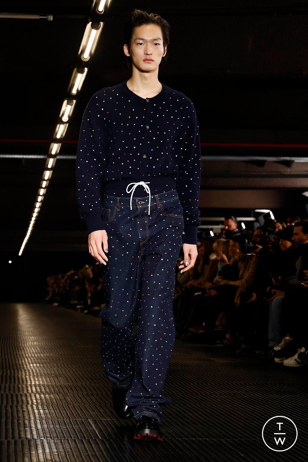 Fashion Week Milan Fall/Winter 2024 look 35 from the MSGM collection 男装