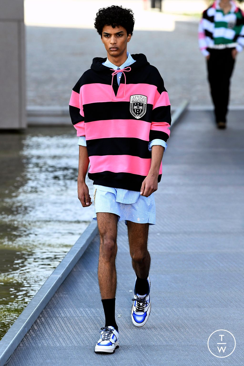 Fashion Week Milan Spring/Summer 2023 look 11 from the MSGM collection menswear