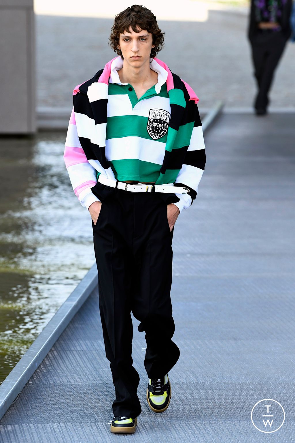 Fashion Week Milan Spring/Summer 2023 look 12 from the MSGM collection menswear