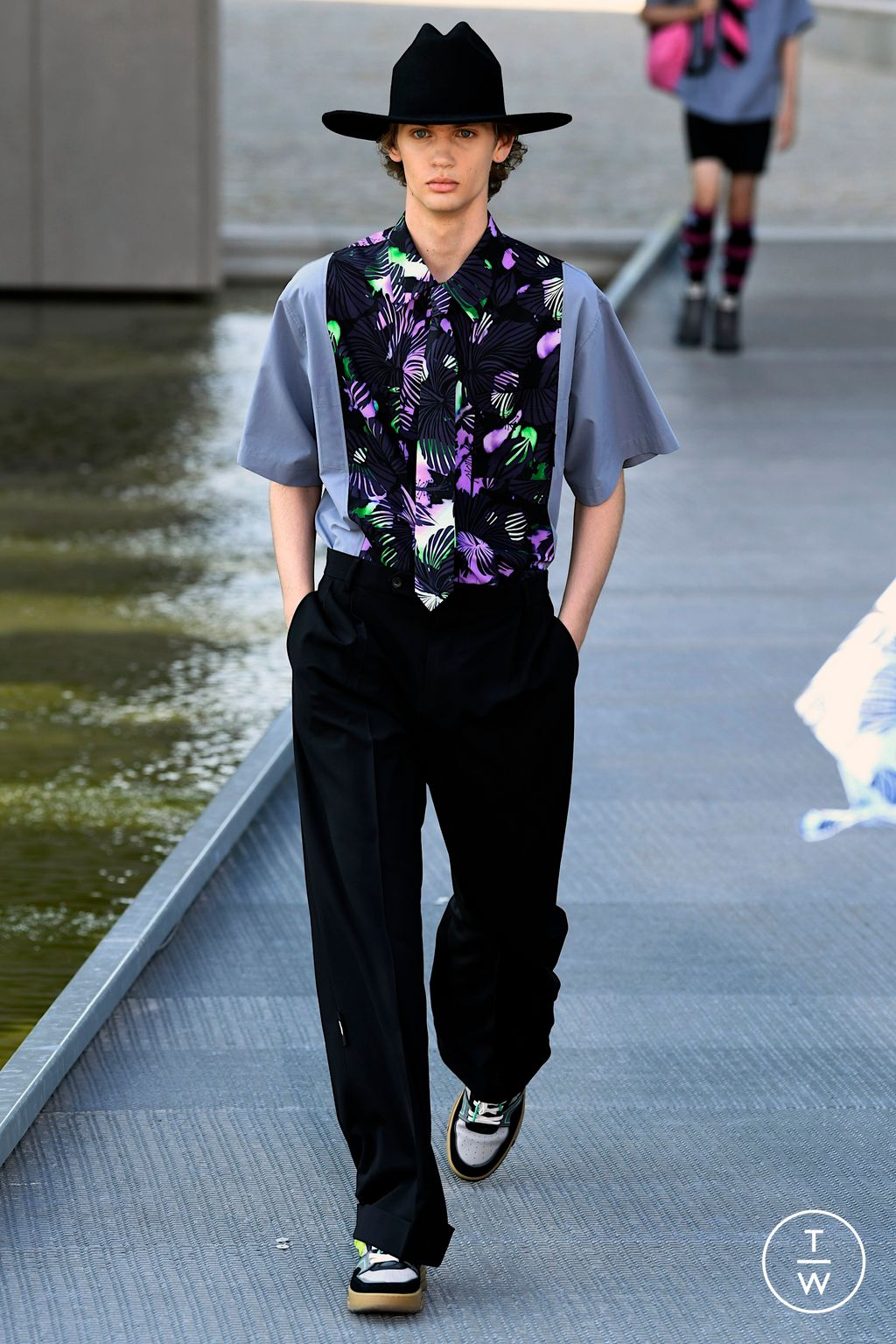 Fashion Week Milan Spring/Summer 2023 look 14 from the MSGM collection 男装