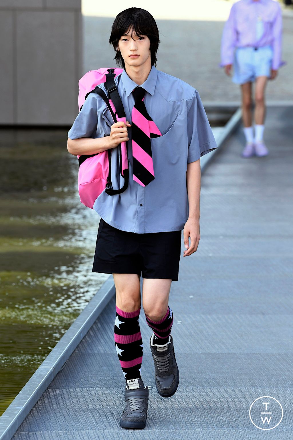 Fashion Week Milan Spring/Summer 2023 look 15 from the MSGM collection menswear