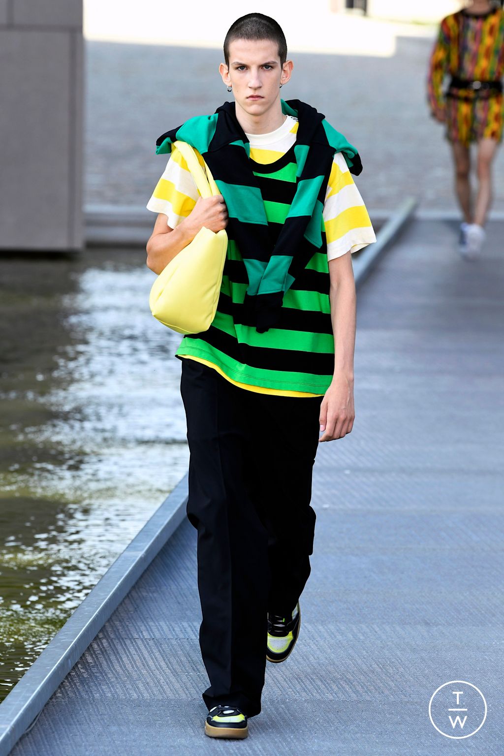 Fashion Week Milan Spring/Summer 2023 look 21 from the MSGM collection 男装