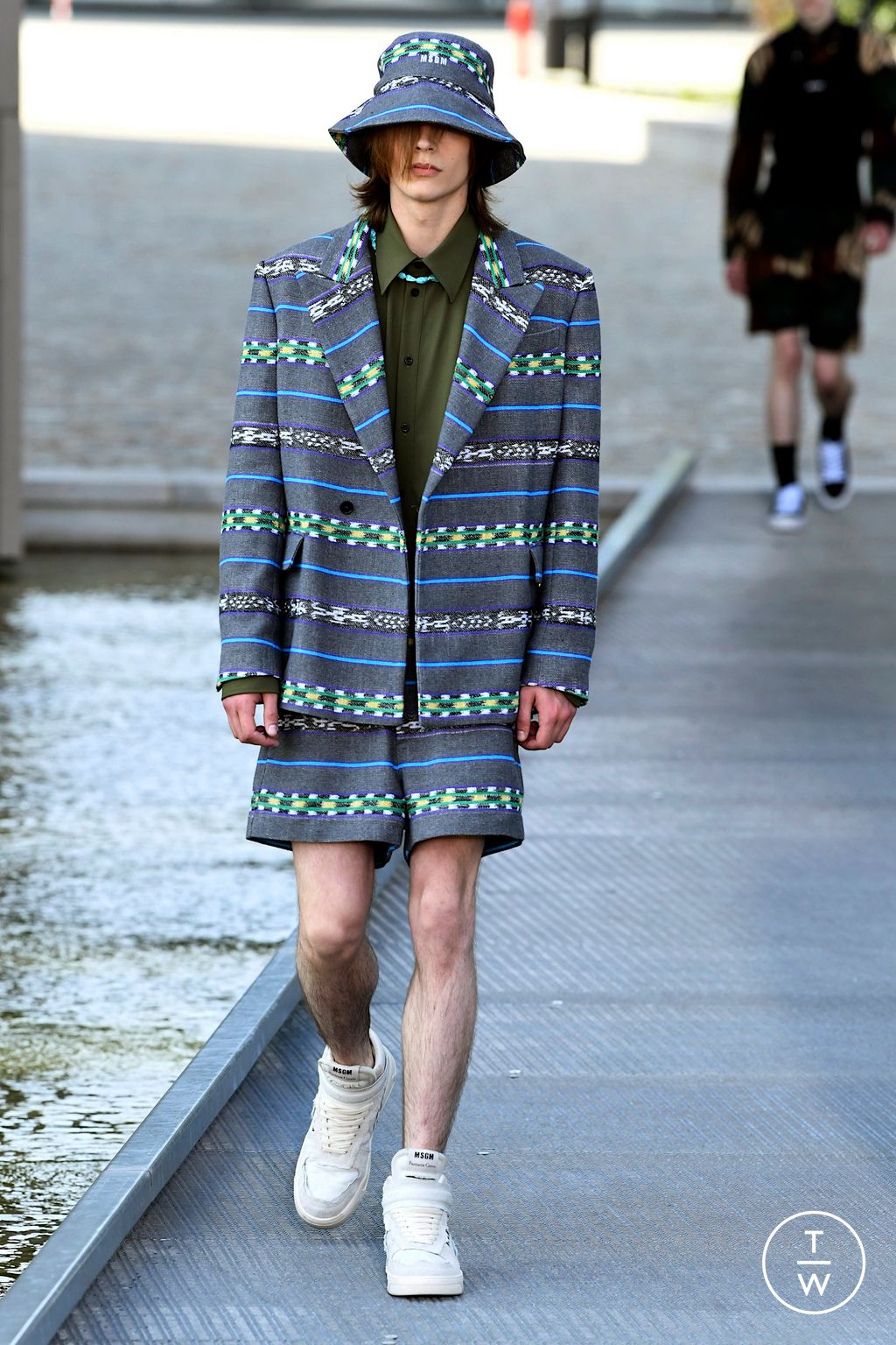 Fashion Week Milan Spring/Summer 2023 look 23 from the MSGM collection menswear