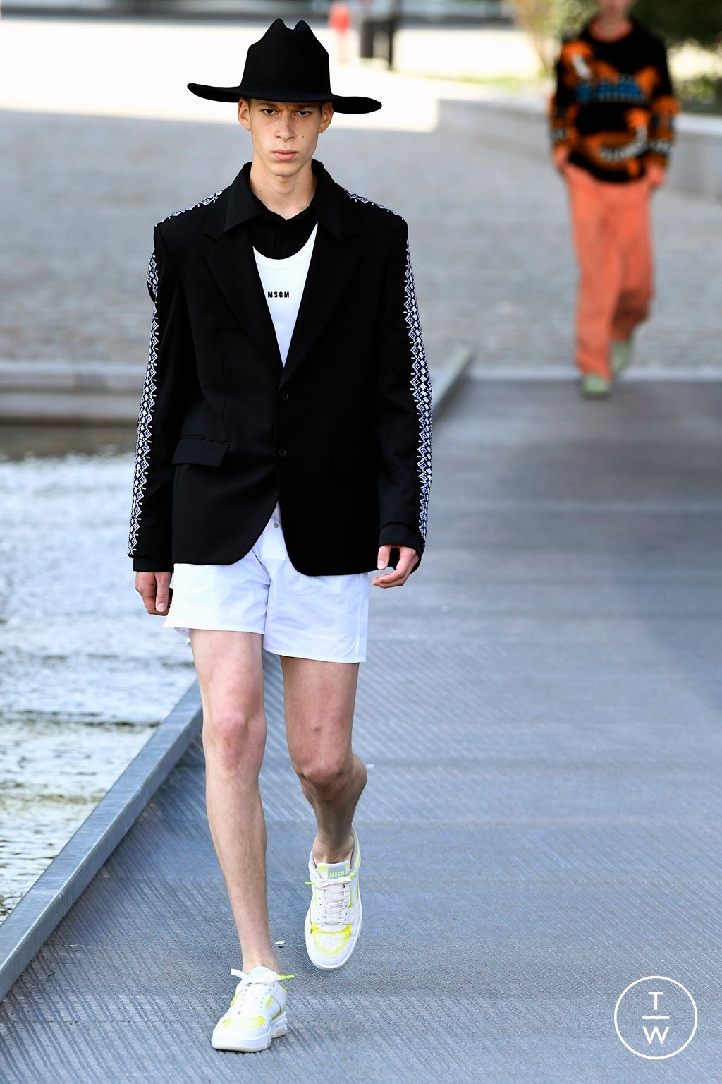 Fashion Week Milan Spring/Summer 2023 look 25 from the MSGM collection menswear