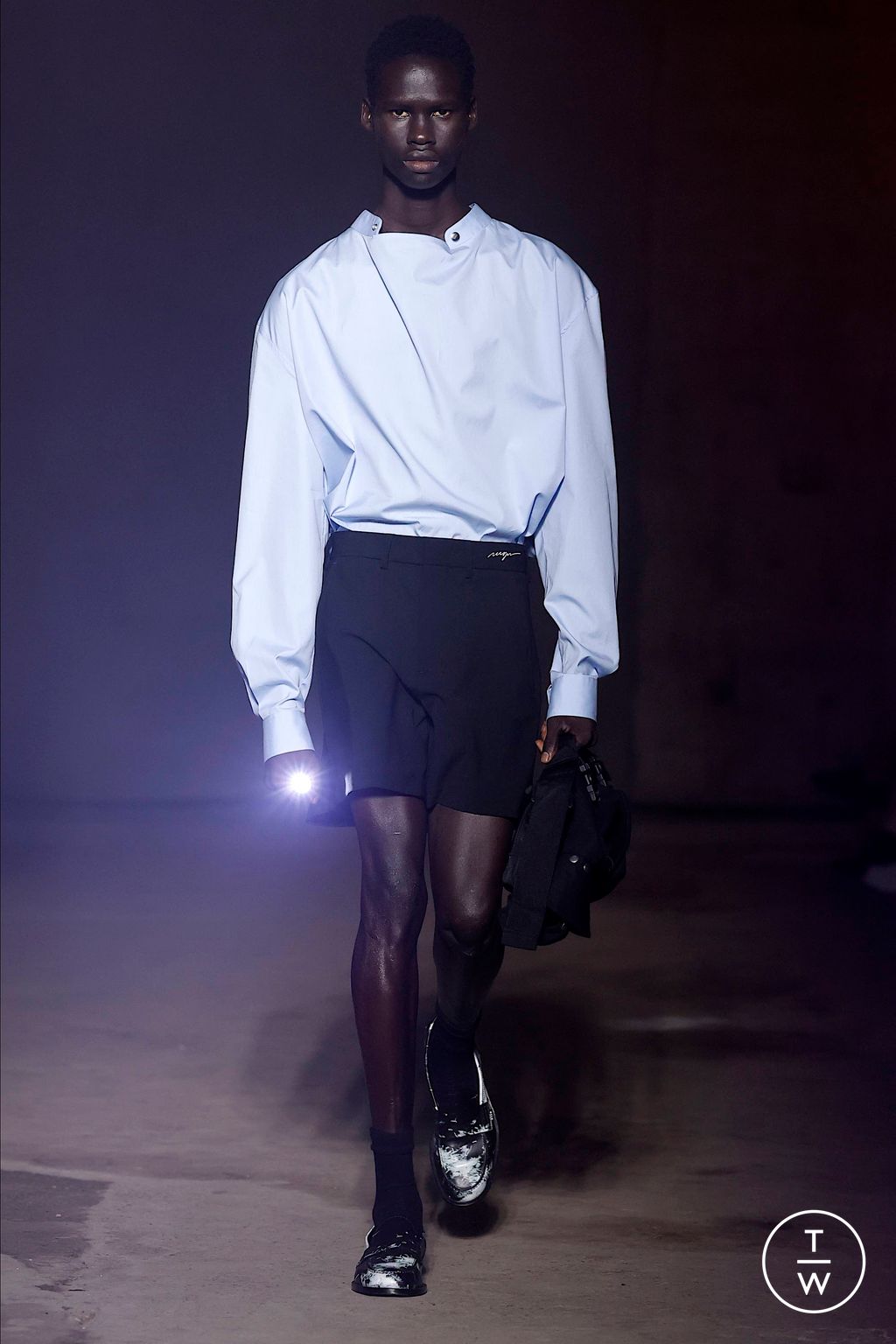Fashion Week Milan Spring/Summer 2024 look 3 from the MSGM collection menswear
