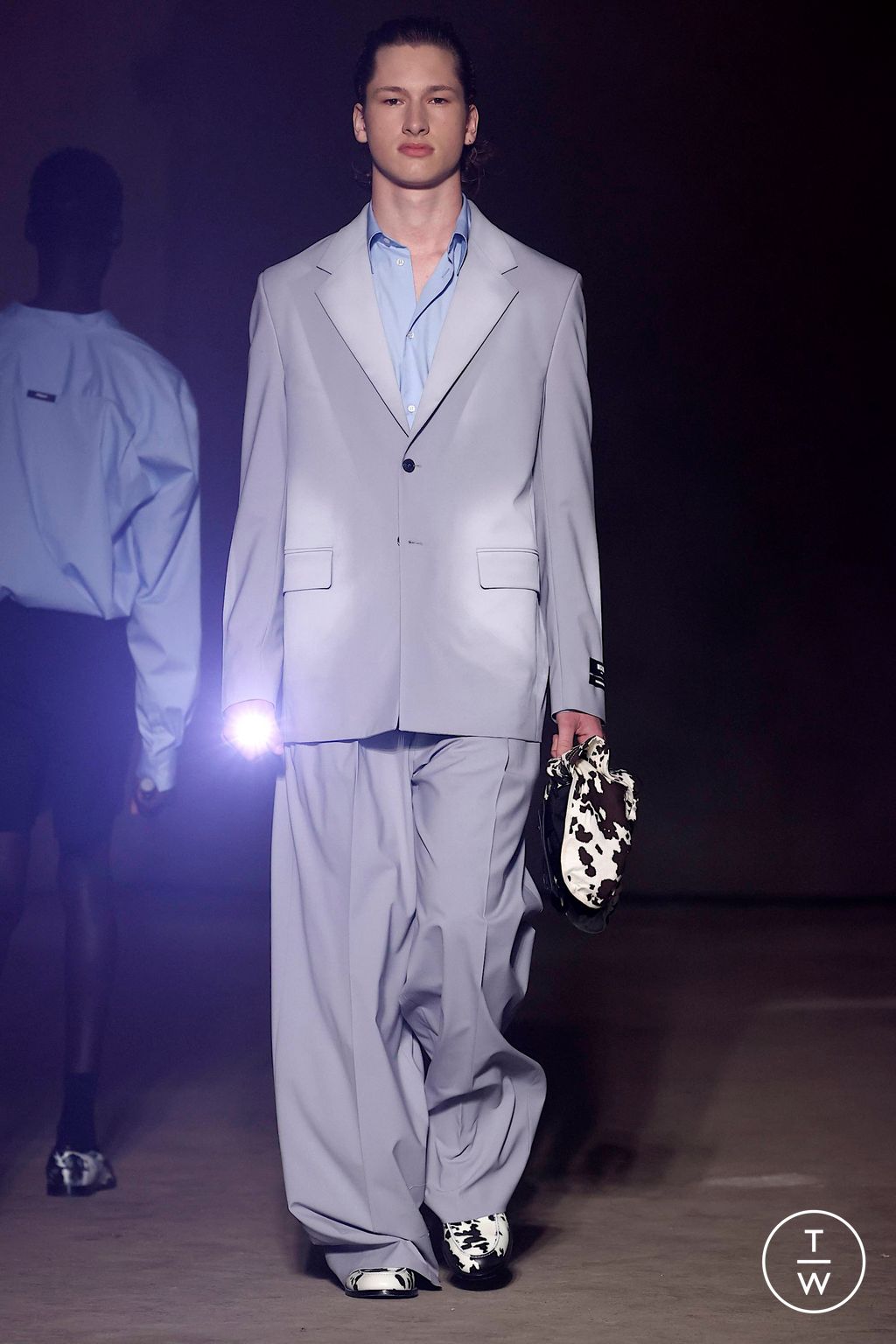 Fashion Week Milan Spring/Summer 2024 look 4 from the MSGM collection menswear