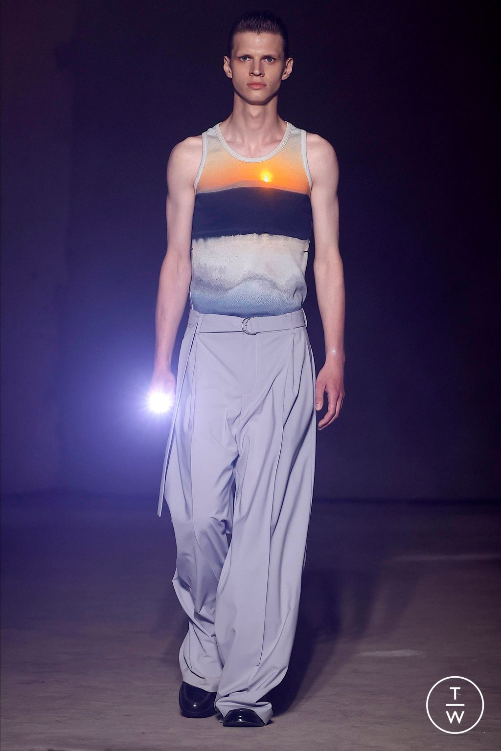 Fashion Week Milan Spring/Summer 2024 look 5 de la collection MSGM menswear