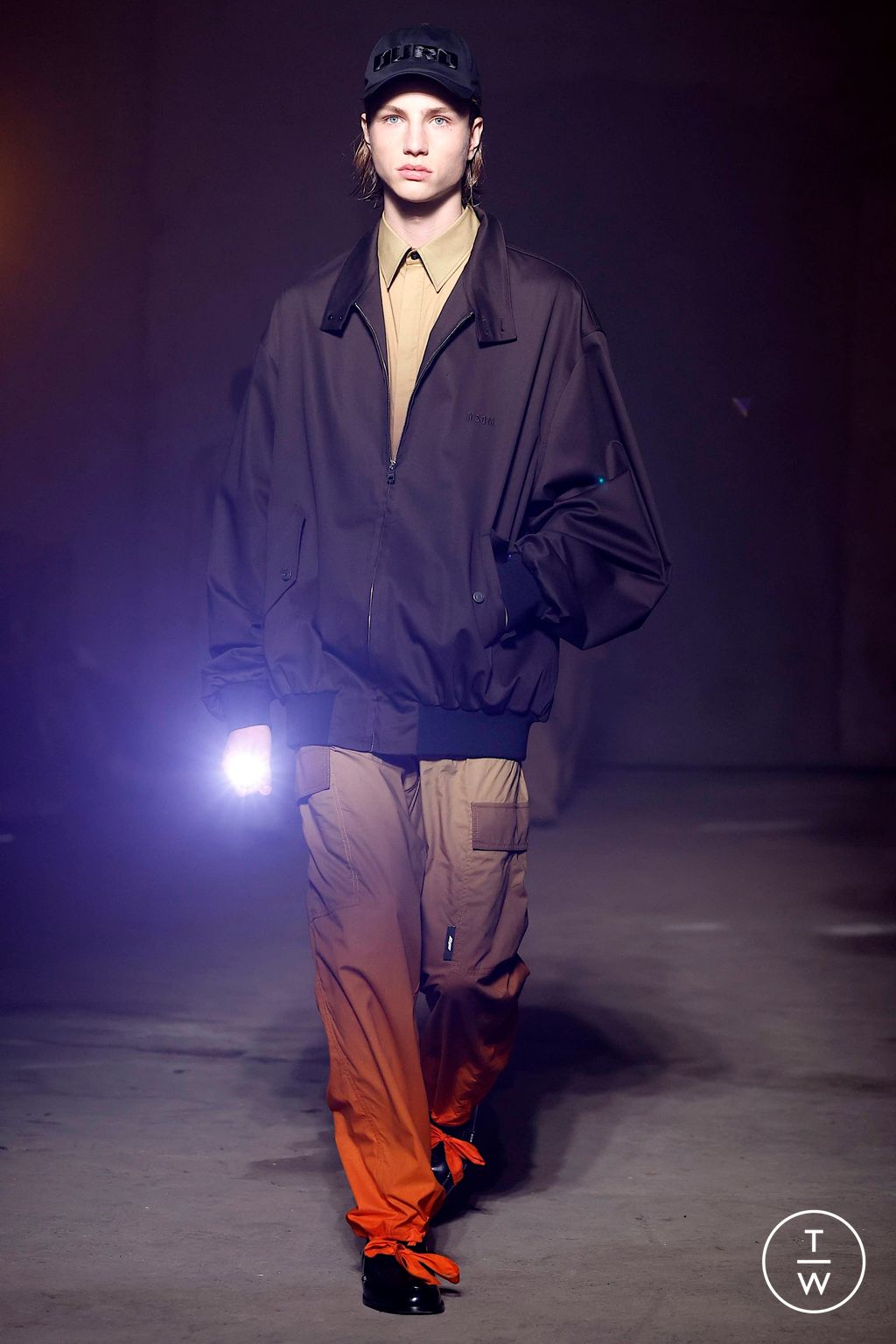 Fashion Week Milan Spring/Summer 2024 look 6 from the MSGM collection menswear