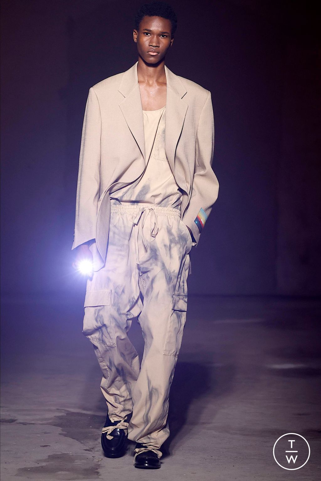 Fashion Week Milan Spring/Summer 2024 look 8 from the MSGM collection 男装