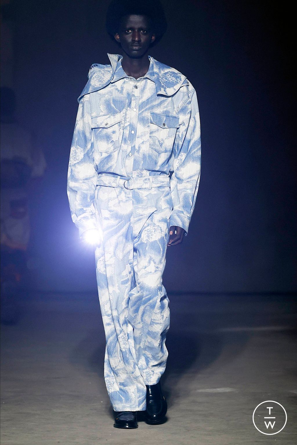 Fashion Week Milan Spring/Summer 2024 look 12 from the MSGM collection 男装