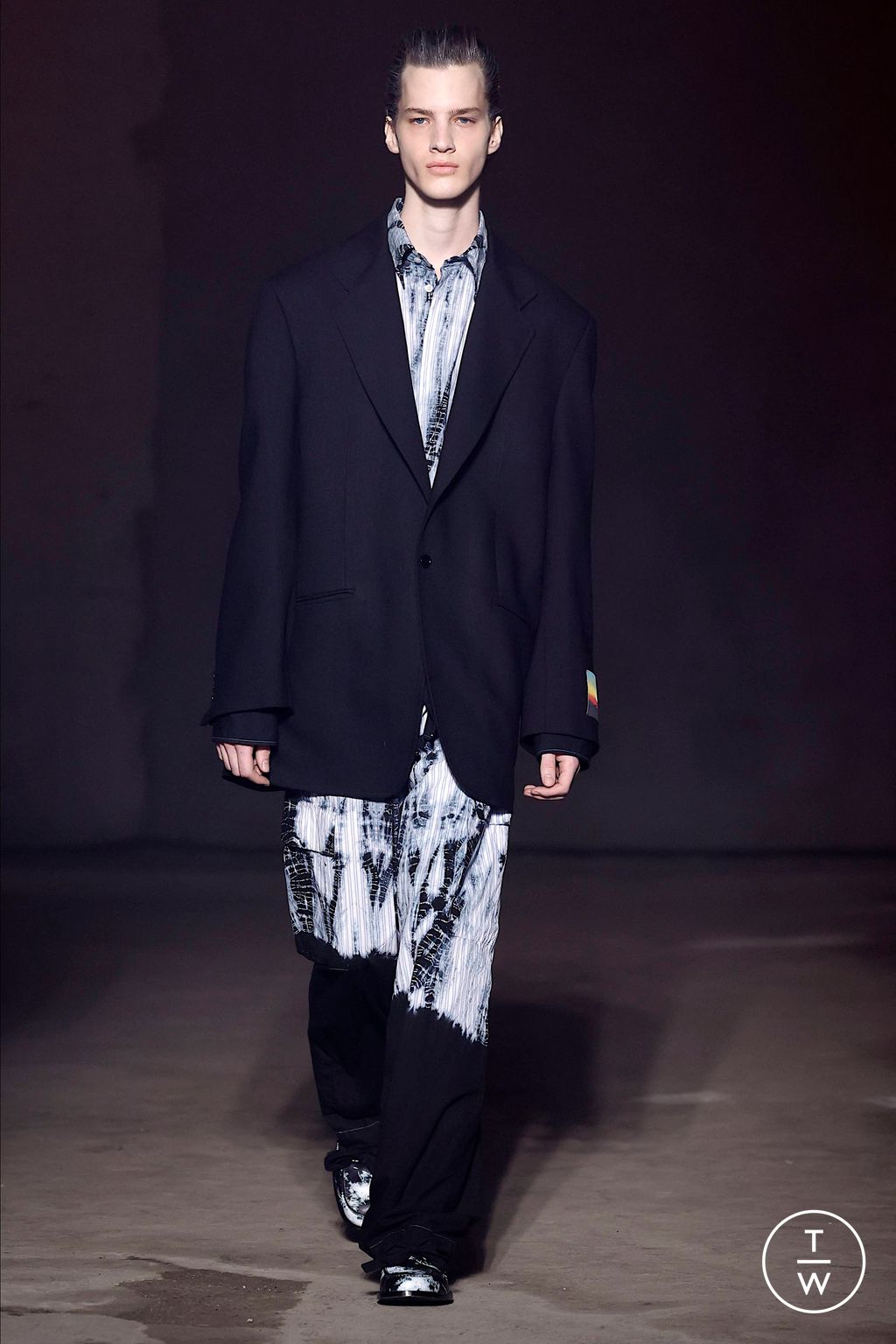 Fashion Week Milan Spring/Summer 2024 look 13 from the MSGM collection menswear