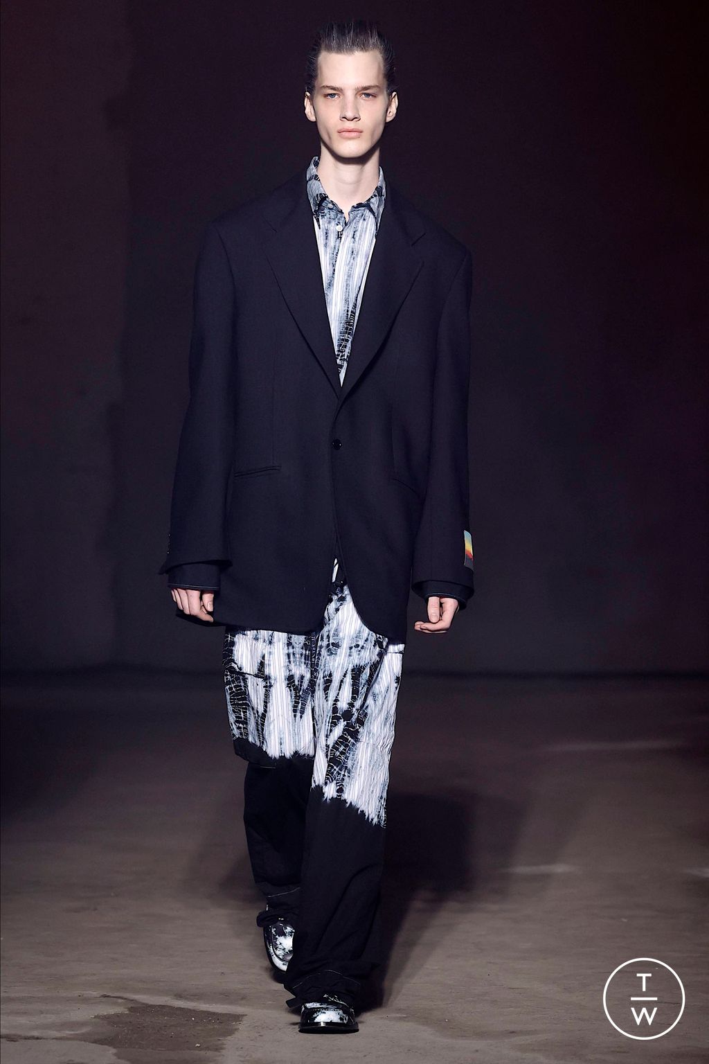 Fashion Week Milan Spring/Summer 2024 look 13 de la collection MSGM menswear