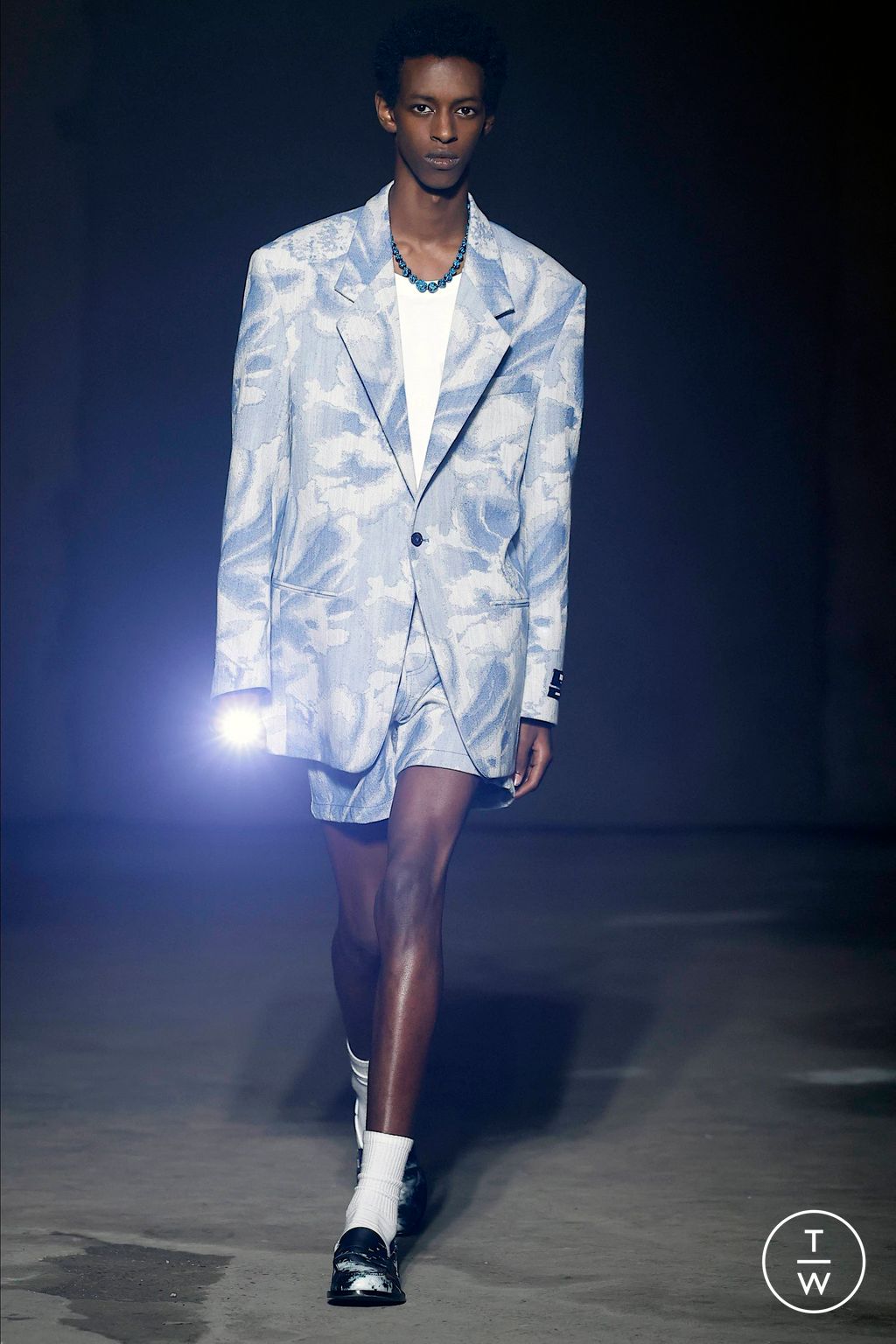 Fashion Week Milan Spring/Summer 2024 look 14 from the MSGM collection 男装