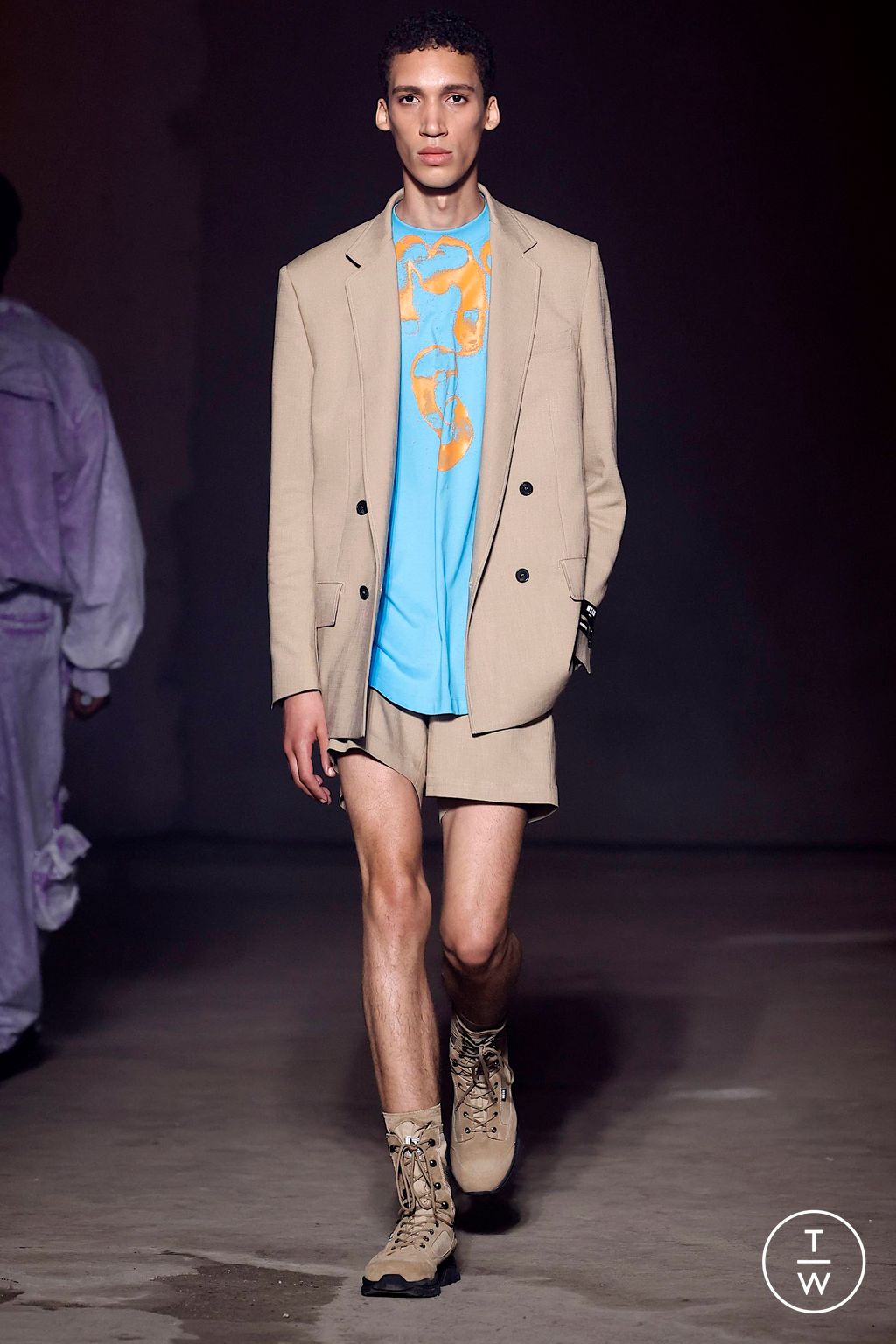 Fashion Week Milan Spring/Summer 2024 look 21 from the MSGM collection menswear