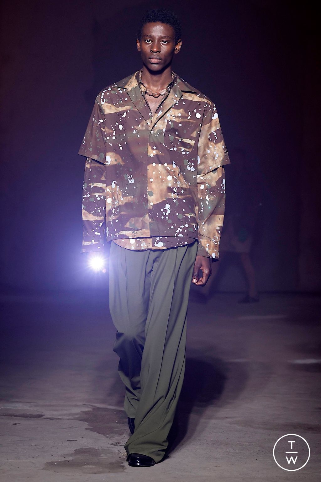 Fashion Week Milan Spring/Summer 2024 look 22 from the MSGM collection menswear
