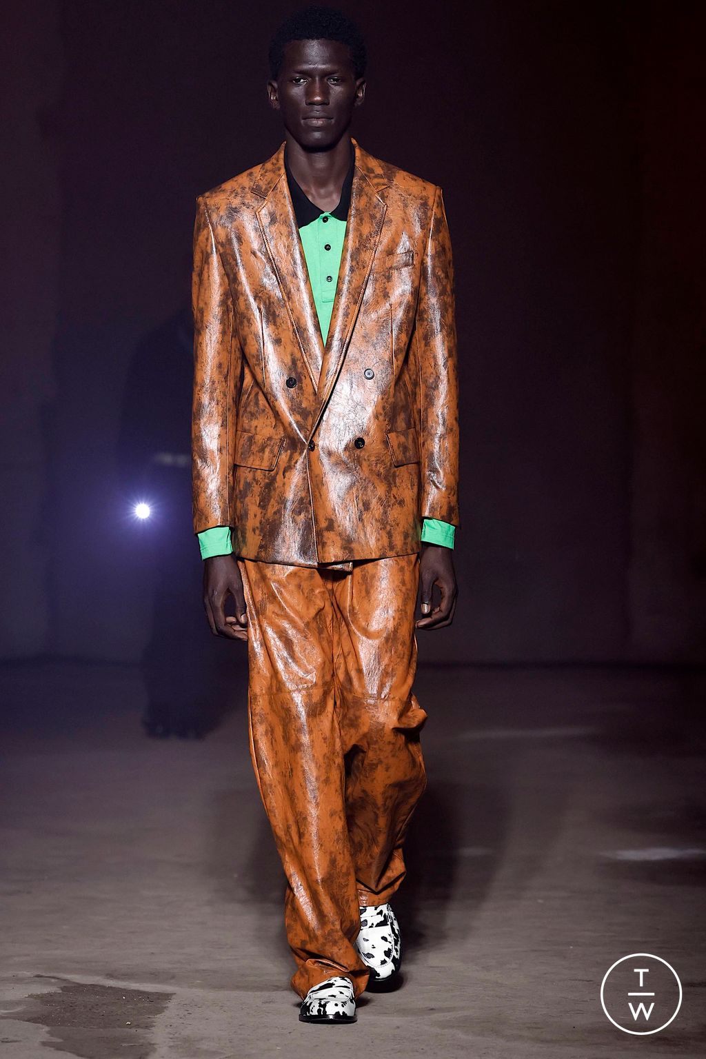 Fashion Week Milan Spring/Summer 2024 look 25 from the MSGM collection menswear