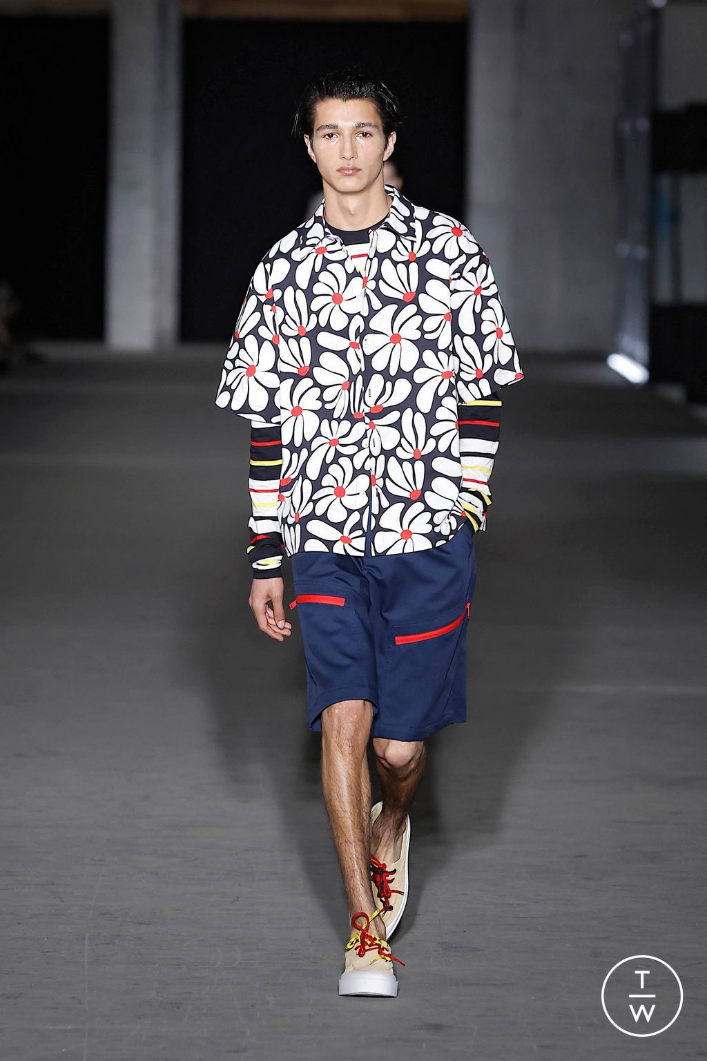 Fashion Week Milan Spring-Summer 2025 look 9 from the MSGM collection menswear