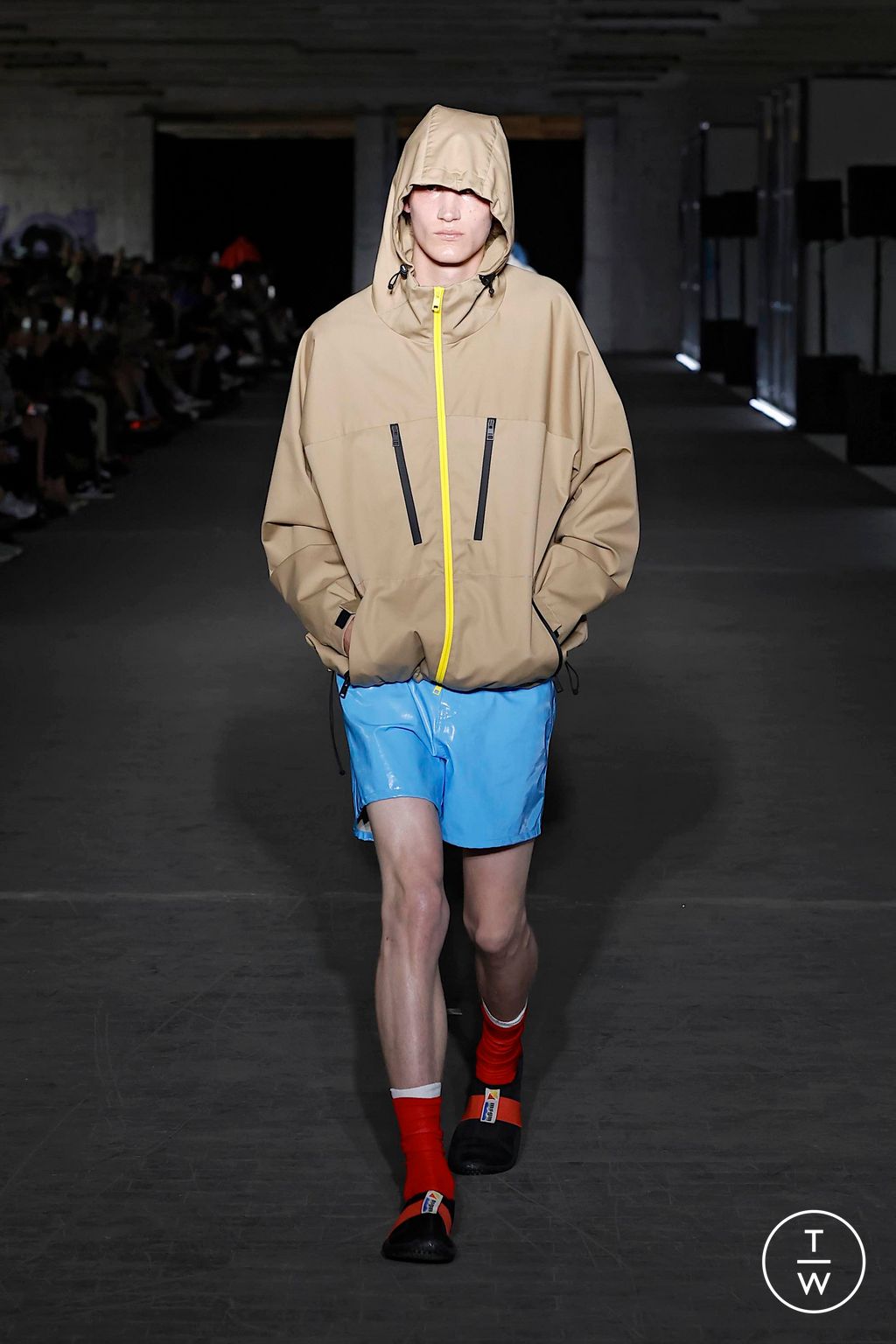 Fashion Week Milan Spring-Summer 2025 look 14 from the MSGM collection menswear