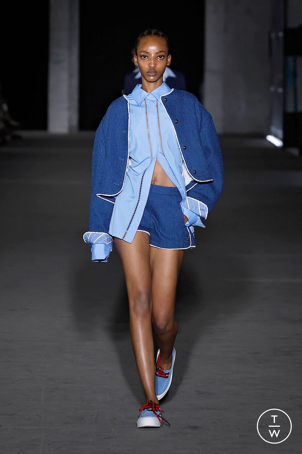 Fashion Week Milan Spring-Summer 2025 look 23 from the MSGM collection 男装