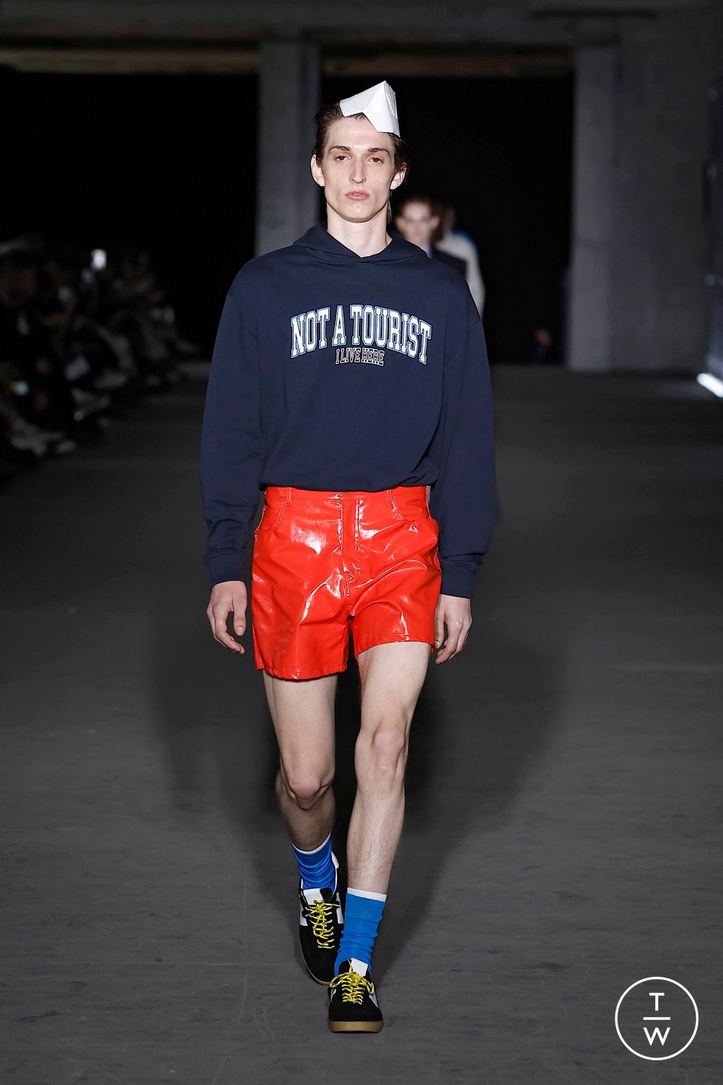 Fashion Week Milan Spring-Summer 2025 look 27 from the MSGM collection menswear