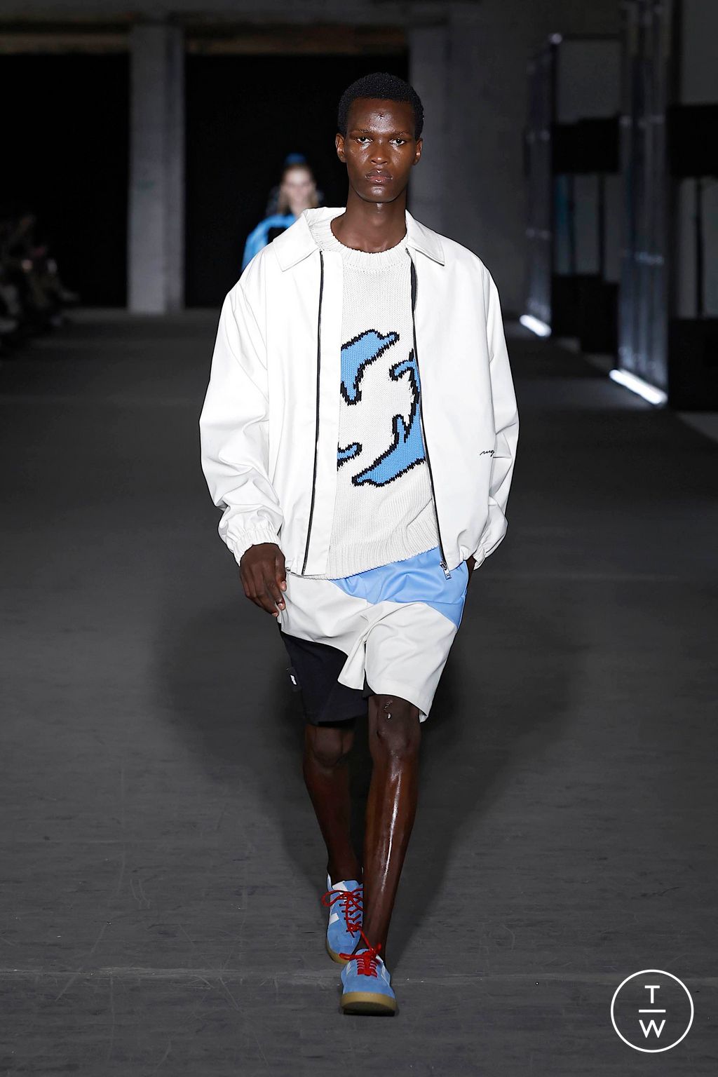 Fashion Week Milan Spring-Summer 2025 look 29 from the MSGM collection menswear