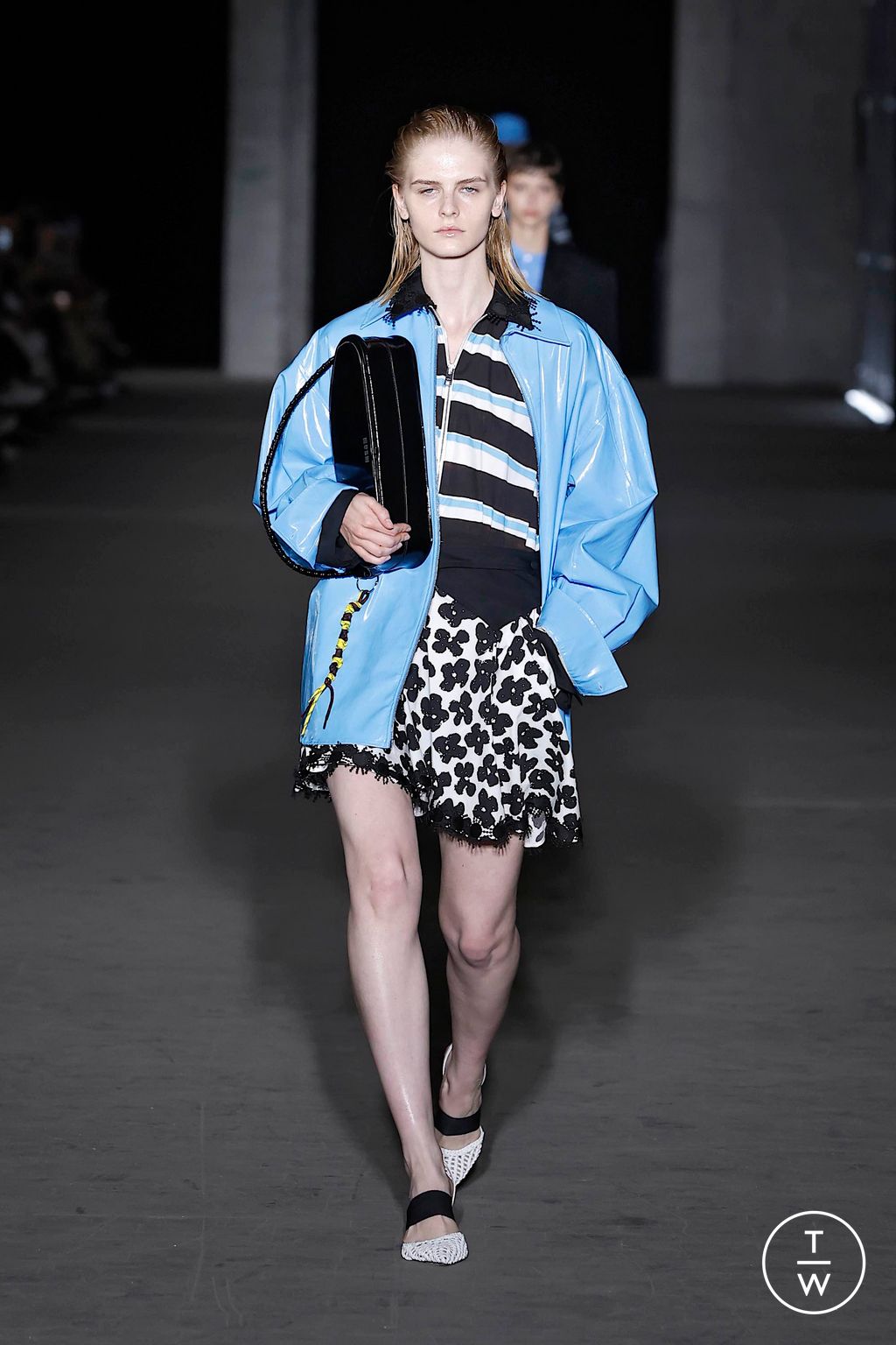 Fashion Week Milan Spring-Summer 2025 look 30 from the MSGM collection 男装