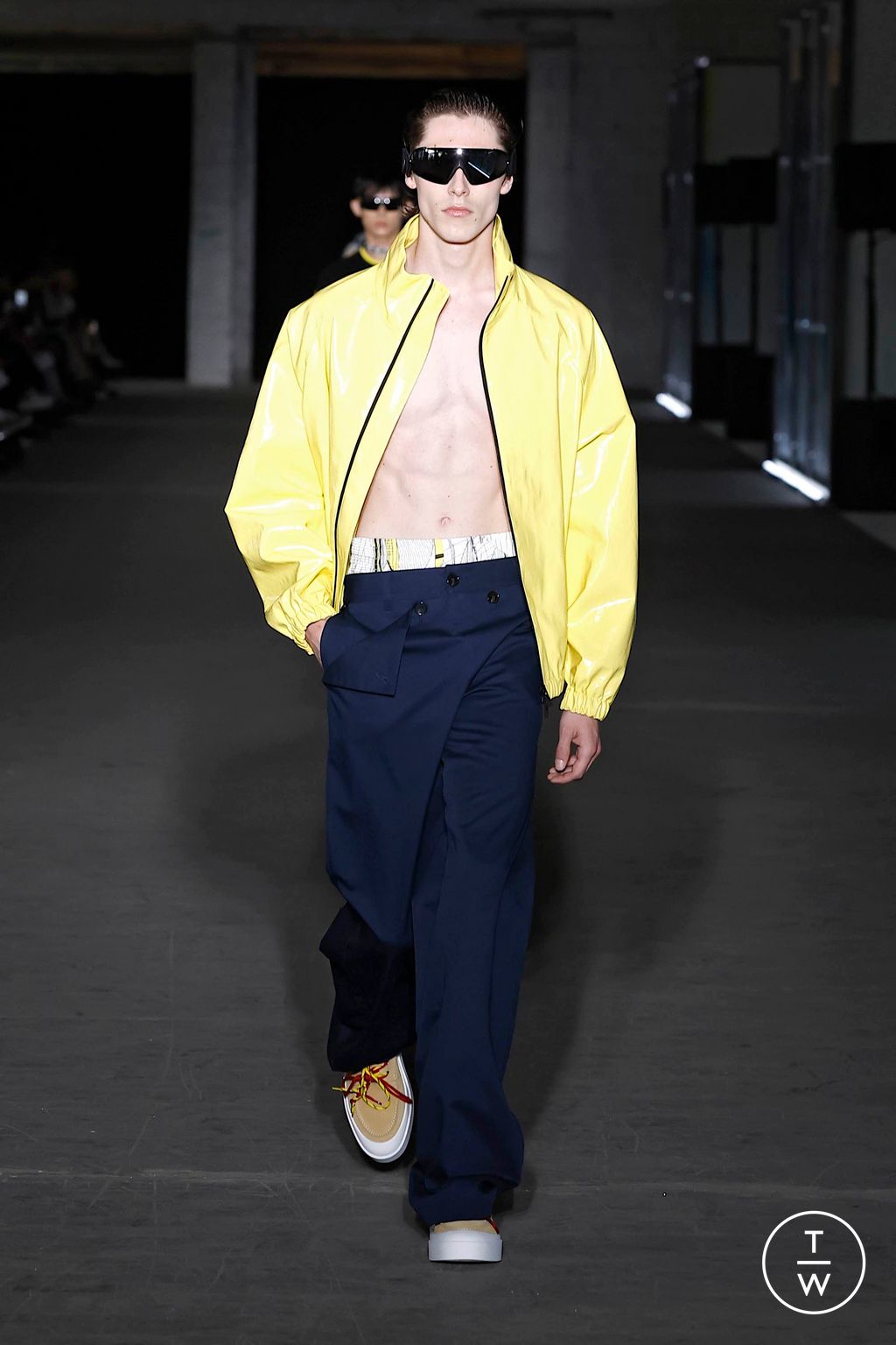 Fashion Week Milan Spring-Summer 2025 look 37 from the MSGM collection menswear