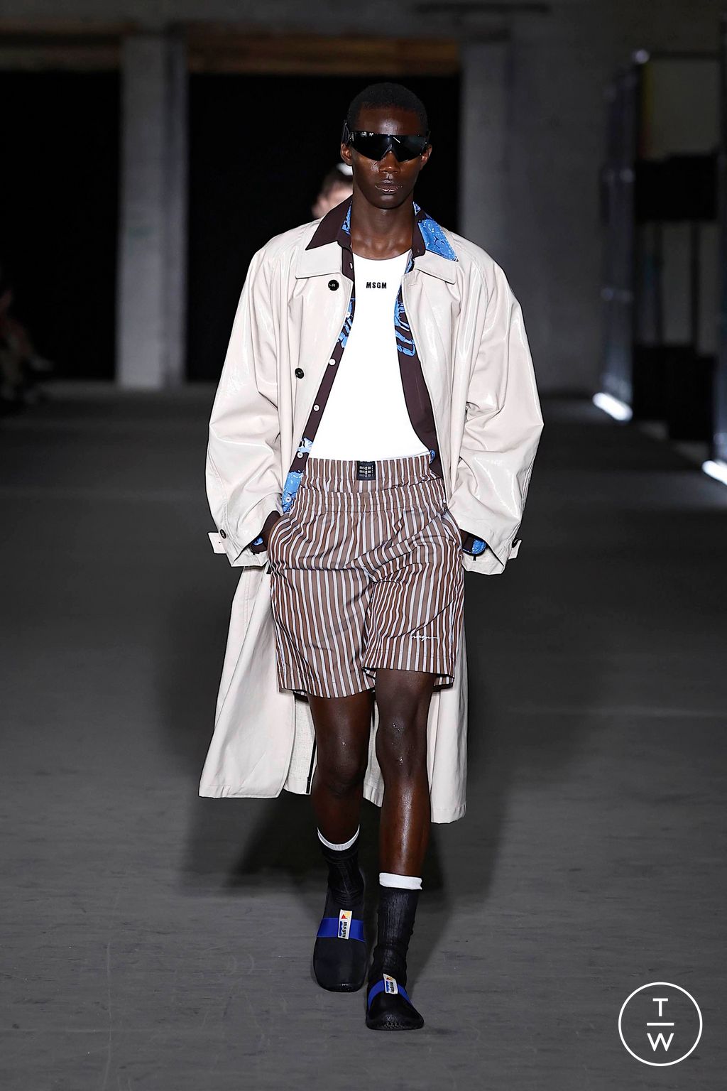 Fashion Week Milan Spring-Summer 2025 look 51 de la collection MSGM menswear