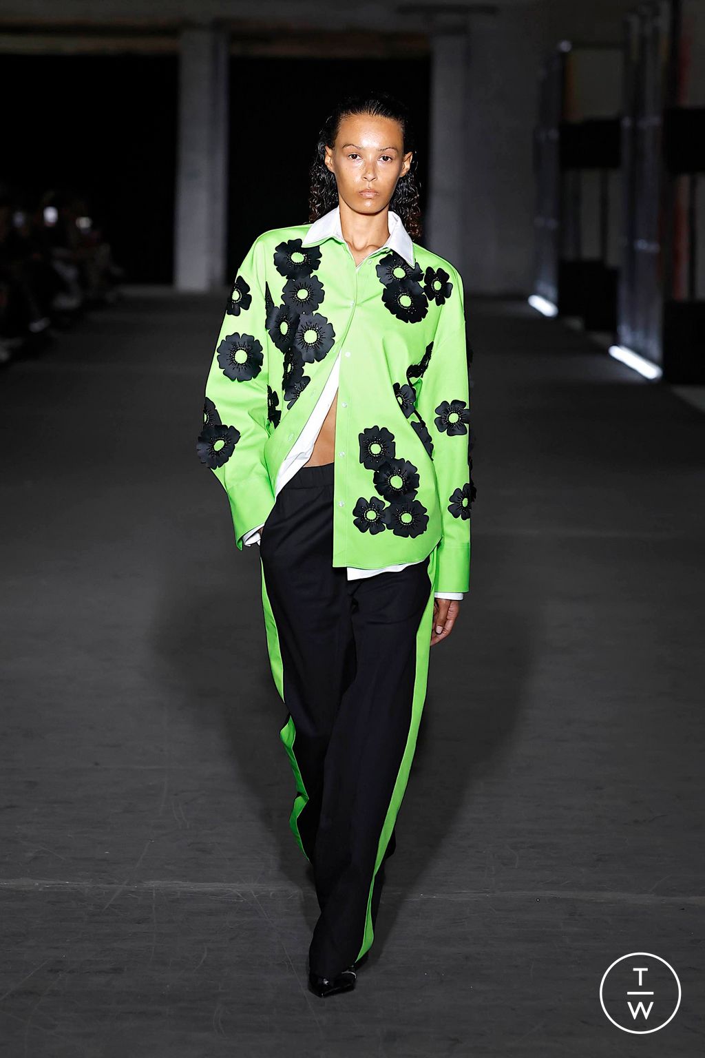 Fashion Week Milan Spring-Summer 2025 look 56 from the MSGM collection menswear