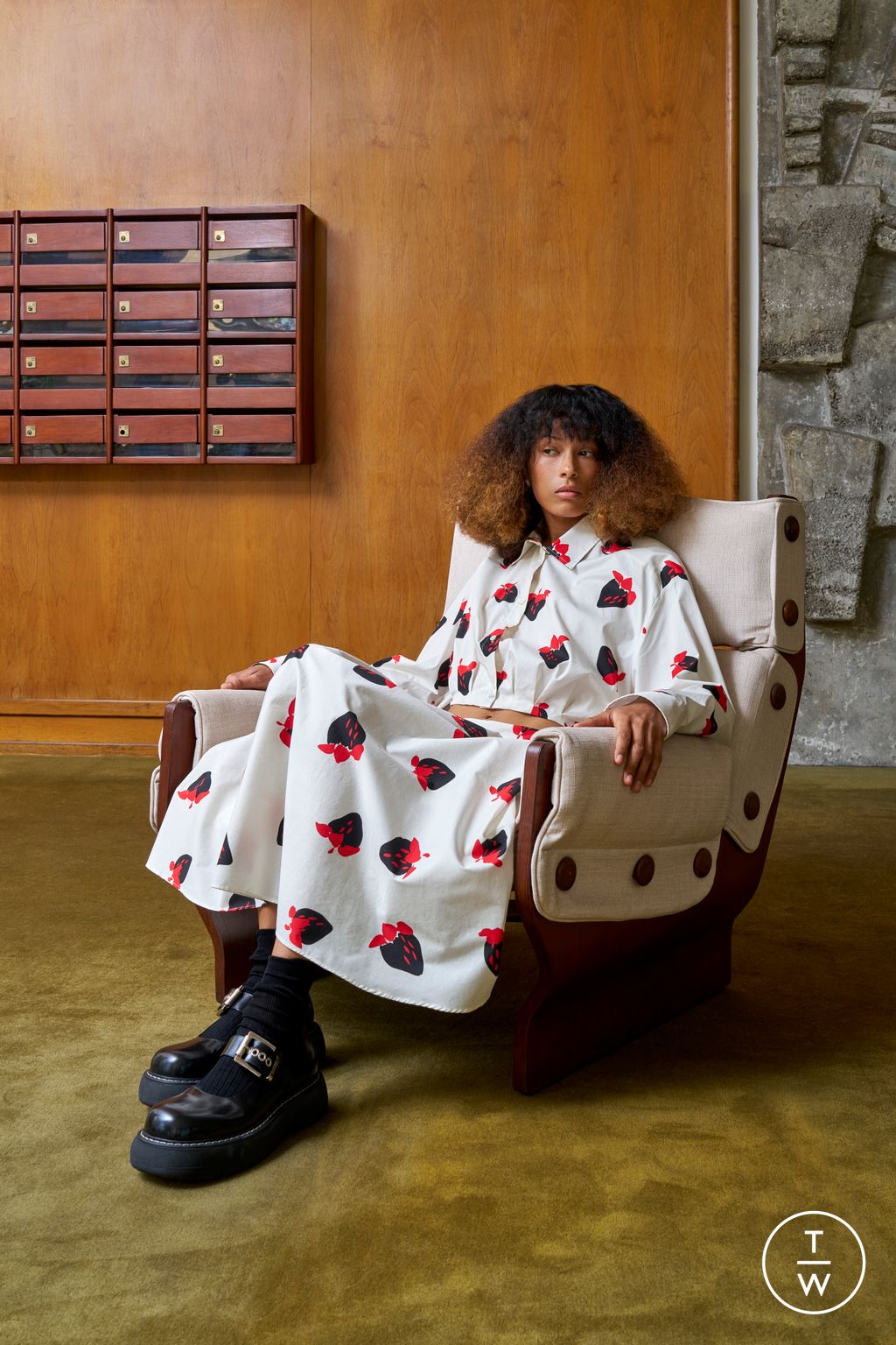 Fashion Week Milan Pre-Fall 2024 look 12 from the MSGM collection womenswear