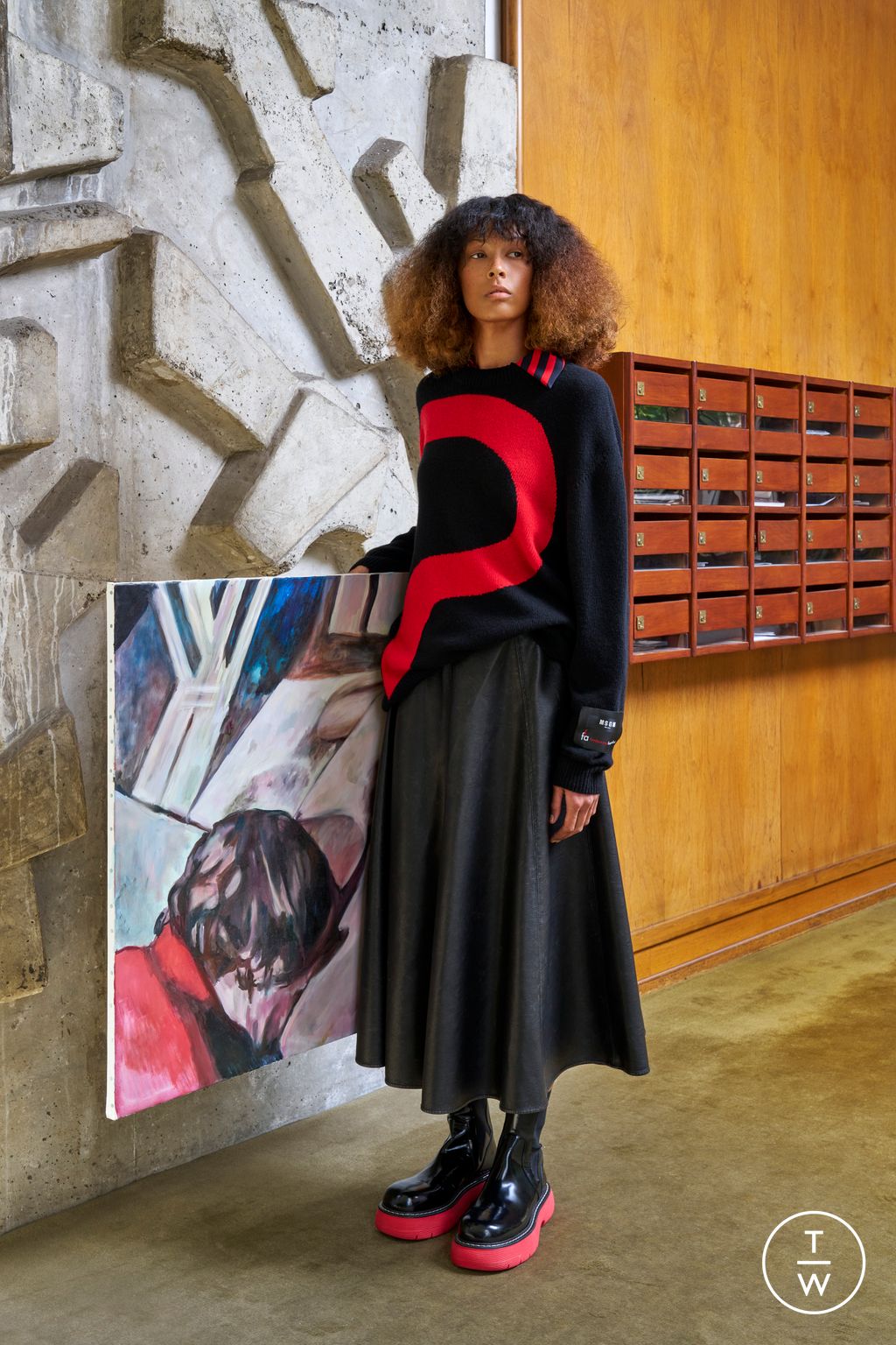 Fashion Week Milan Pre-Fall 2024 look 15 from the MSGM collection womenswear
