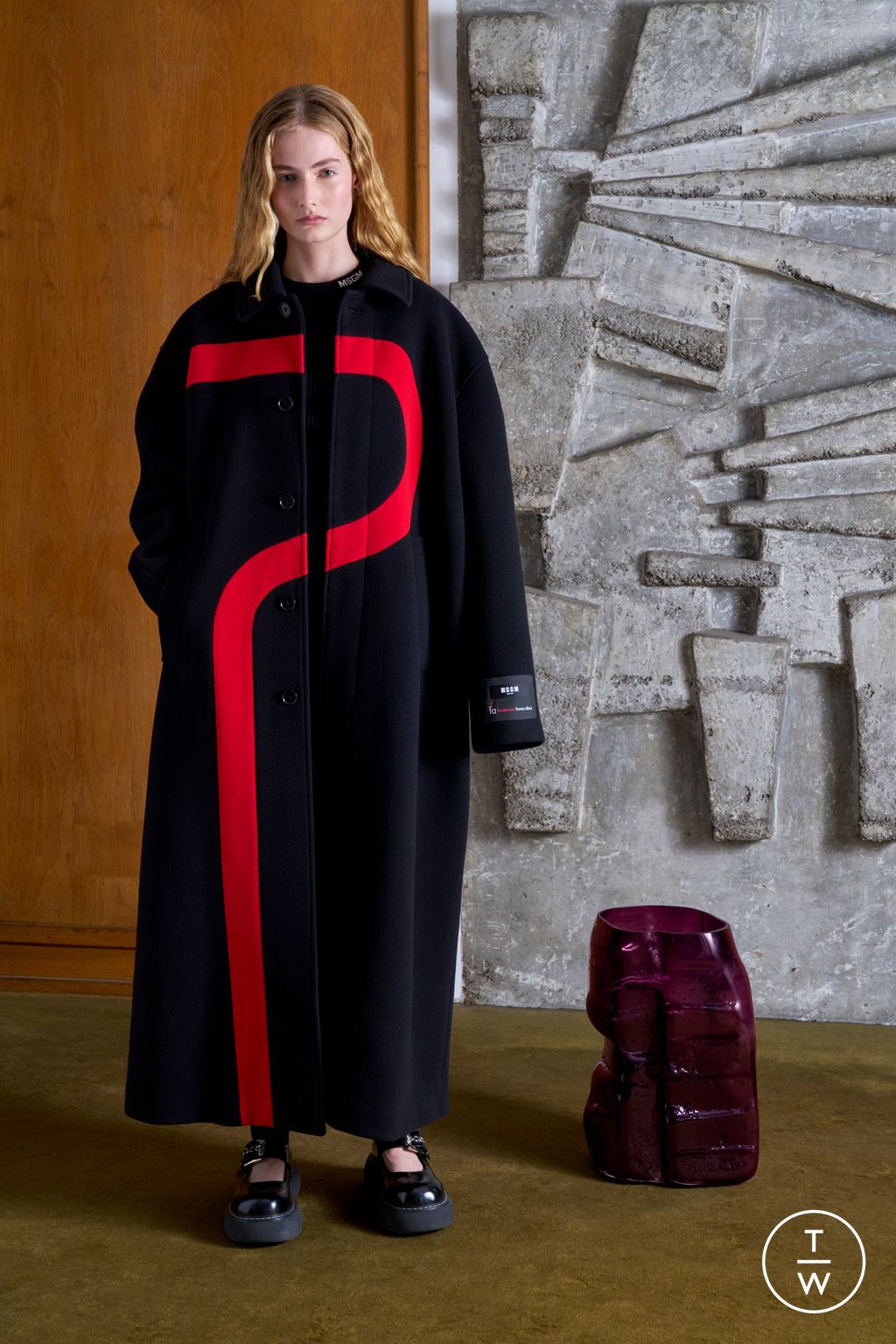 Fashion Week Milan Pre-Fall 2024 look 17 from the MSGM collection womenswear