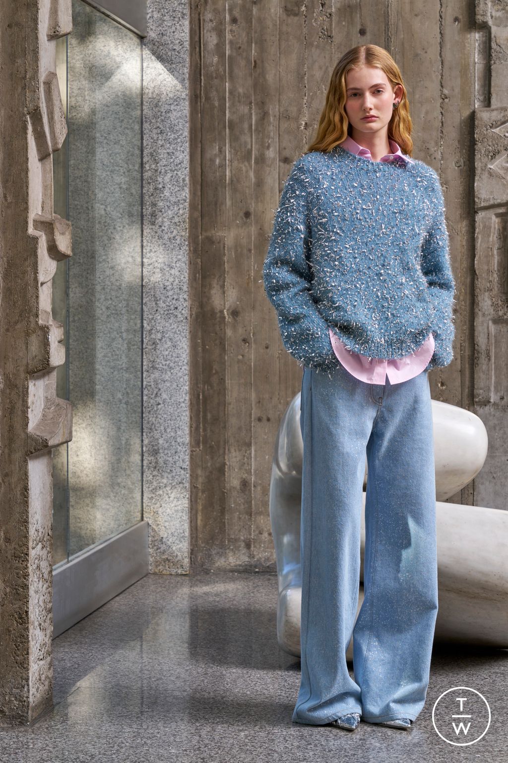 Fashion Week Milan Pre-Fall 2024 look 21 from the MSGM collection womenswear