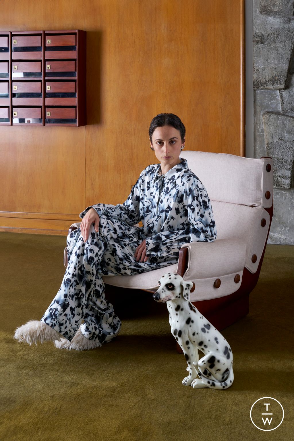 Fashion Week Milan Pre-Fall 2024 look 3 from the MSGM collection womenswear