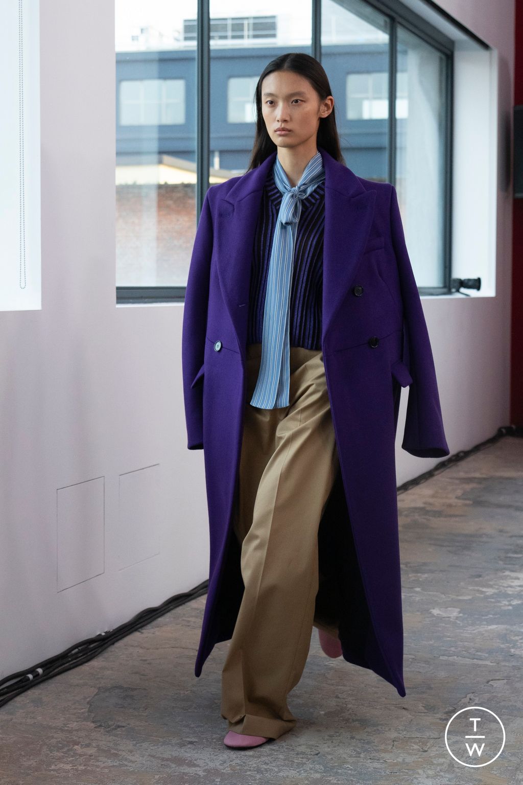 Fashion Week Milan Fall/Winter 2026 look 8 de la collection MSGM womenswear