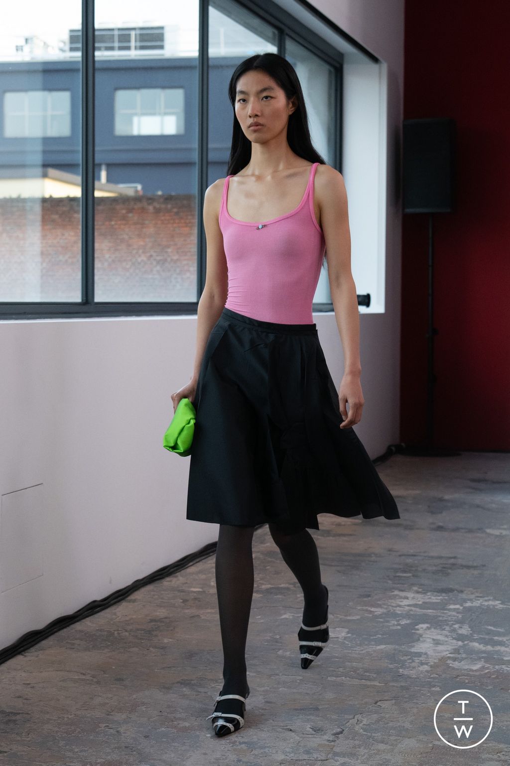 Fashion Week Milan Fall/Winter 2026 look 15 from the MSGM collection womenswear