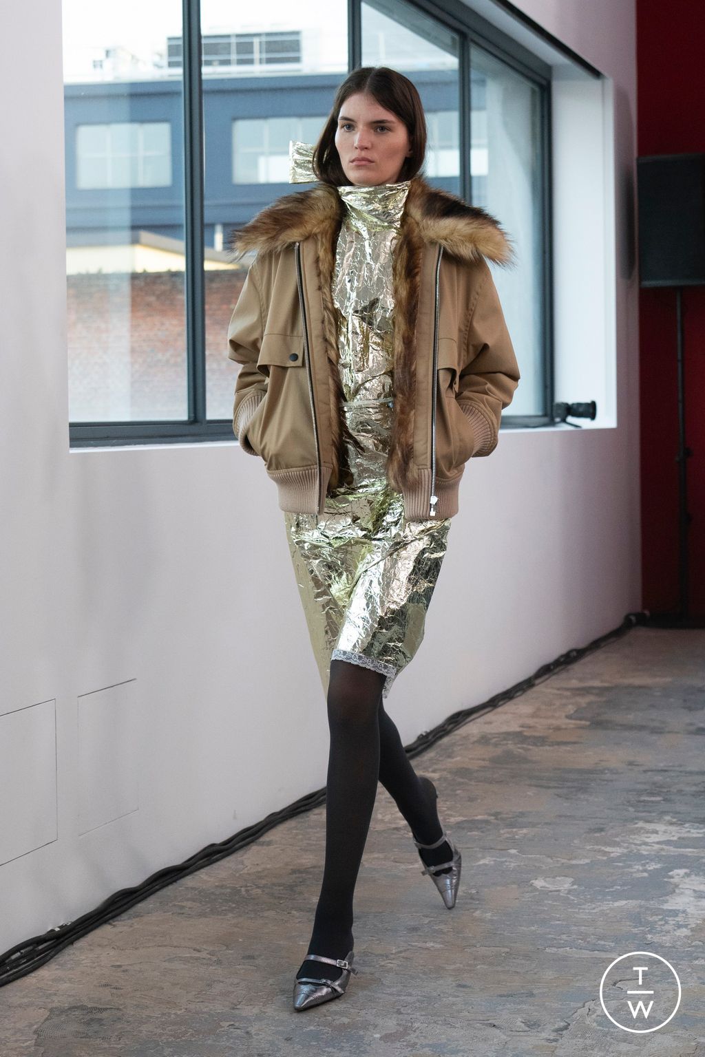 Fashion Week Milan Fall/Winter 2026 look 18 from the MSGM collection womenswear