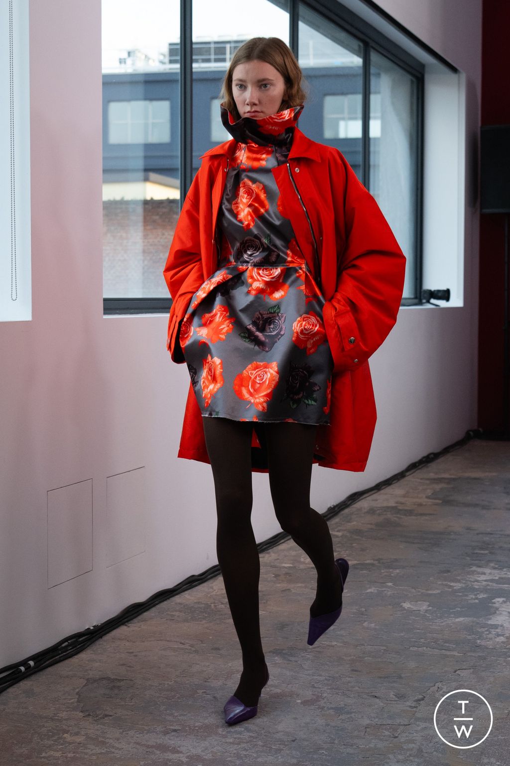 Fashion Week Milan Fall/Winter 2026 look 28 from the MSGM collection womenswear