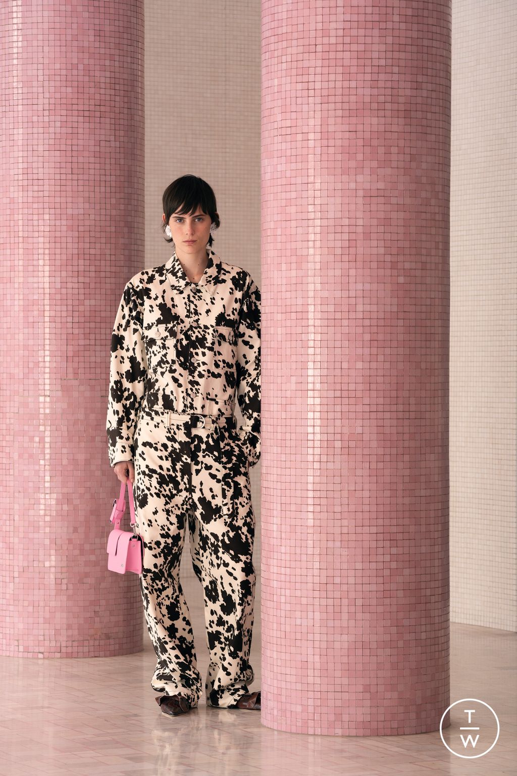 Fashion Week Milan Resort 2024 look 8 de la collection MSGM womenswear