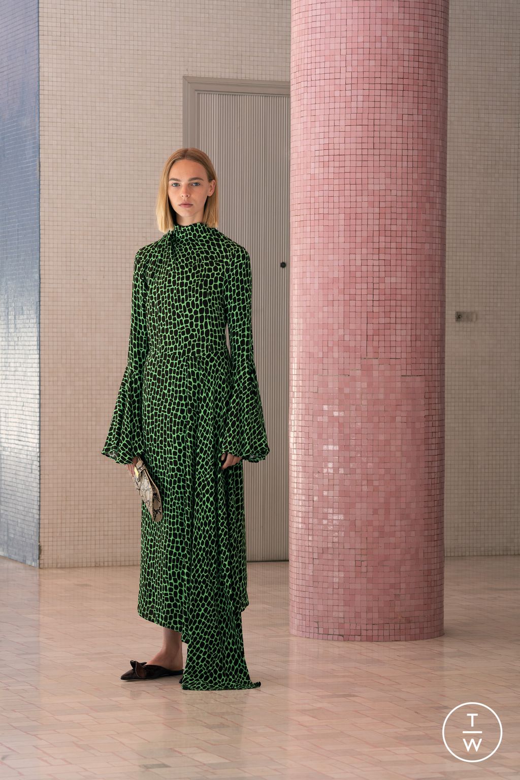 Fashion Week Milan Resort 2024 look 15 de la collection MSGM womenswear