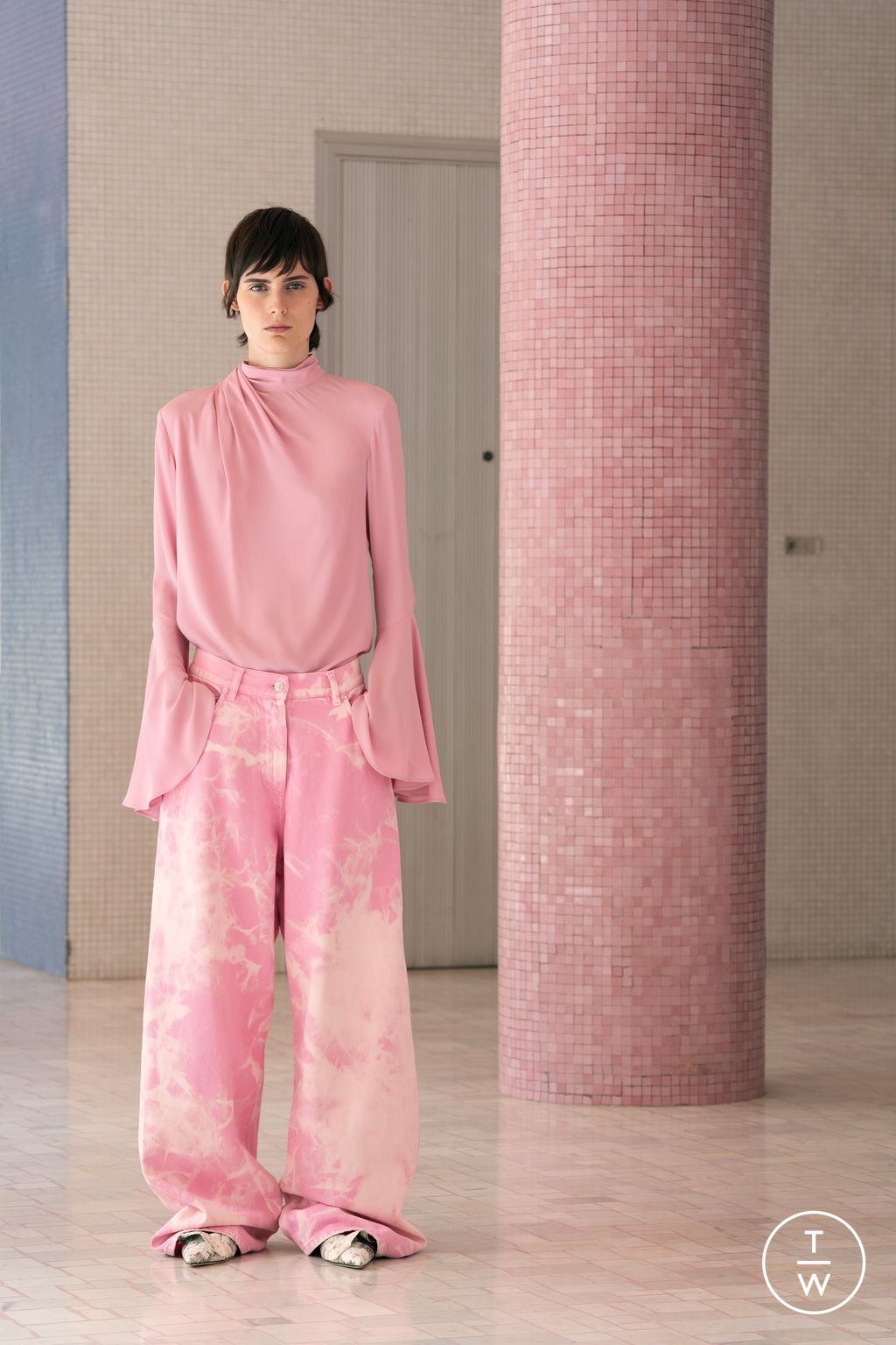 Fashion Week Milan Resort 2024 look 31 from the MSGM collection 女装
