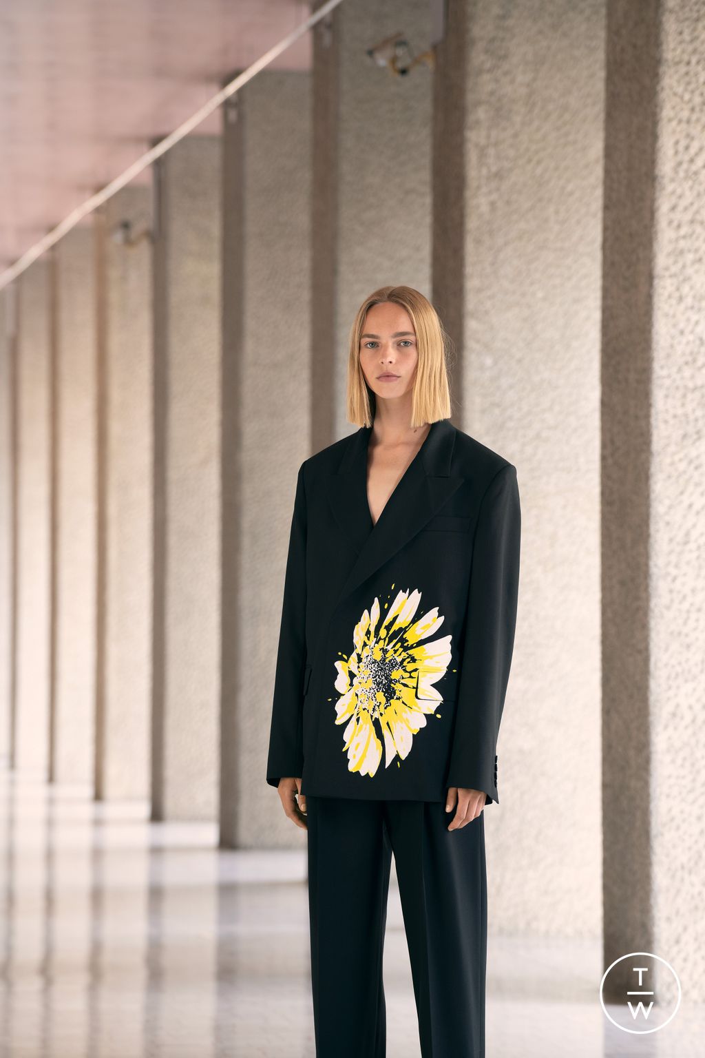 Fashion Week Milan Resort 2024 look 36 from the MSGM collection womenswear