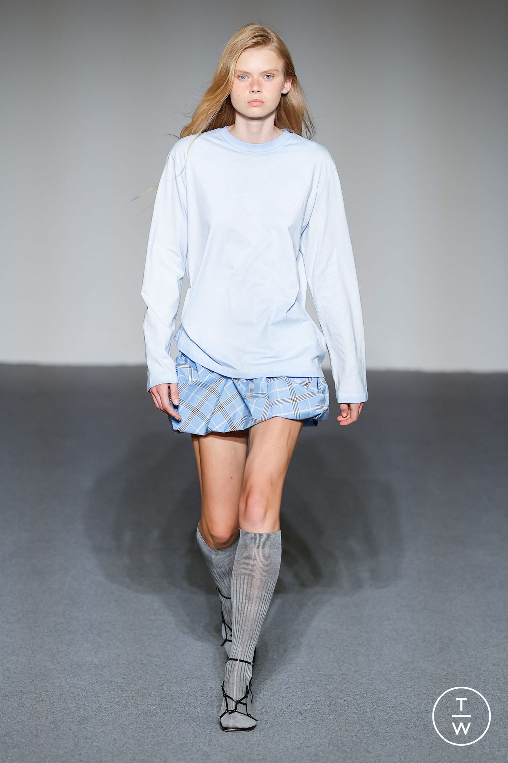 Fashion Week Milan Spring/Summer 2024 look 3 from the MSGM collection 女装